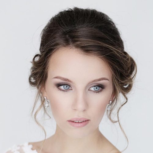 Beautiful bride in wedding dress Beautiful bride in wedding dress